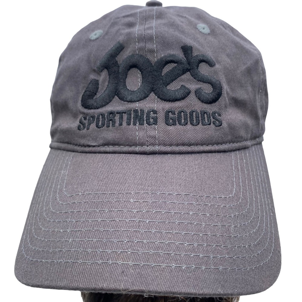 Joe's Sporting Goods Hat Gray Adjustable Embroidered Baseball Cap Adult‎